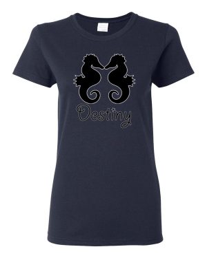 Destiny – Seahorse Couple Women’s T-Shirt #0081