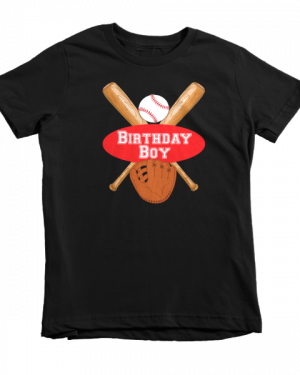 Birthday Boy Baseball Shirt