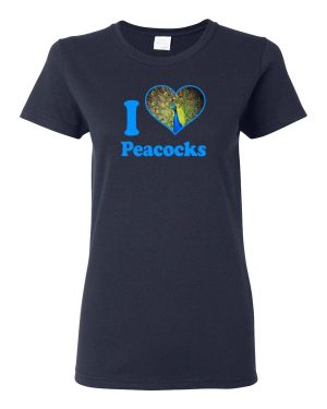 I Love Peacocks Women’s short sleeve t-shirt #0099