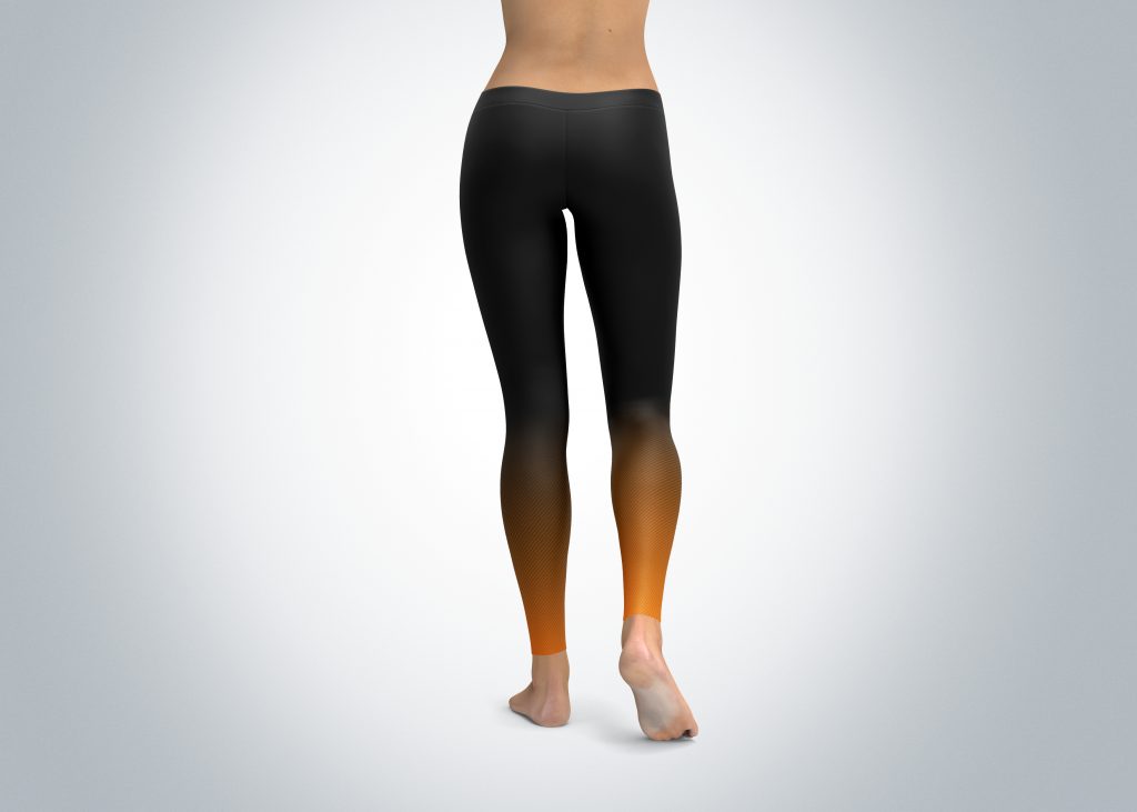 Orange and Black Ombre Sunset Leggings – Cosplay Activewear Costumes ...