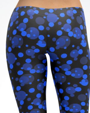 Blue Polkadot Leggings