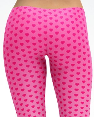 Pink Heart Leggings