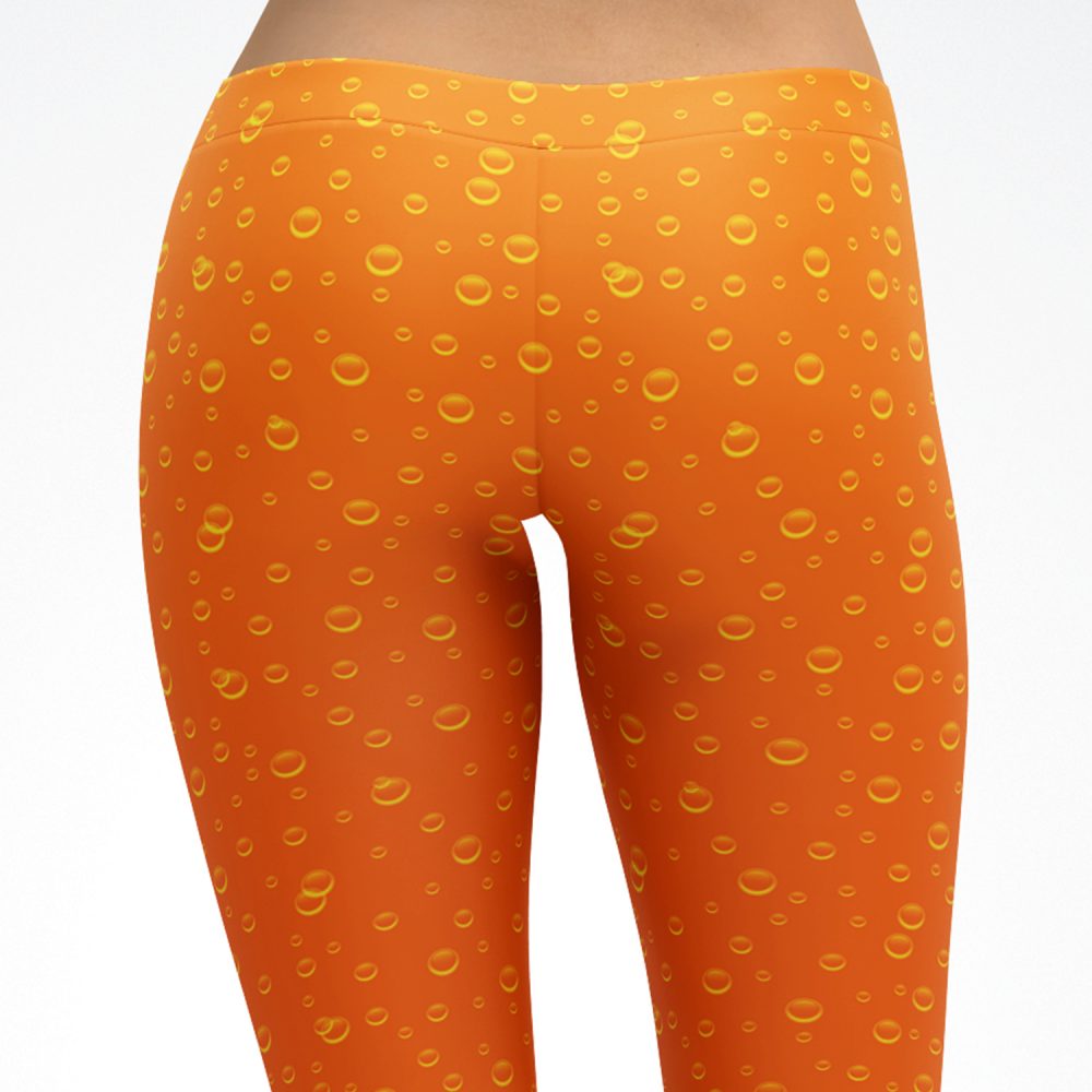 Orange Soda Pop Leggings