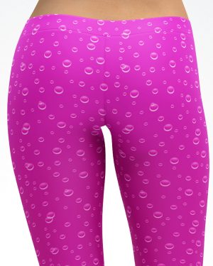 Pink Soda Pop Bubbles Leggings