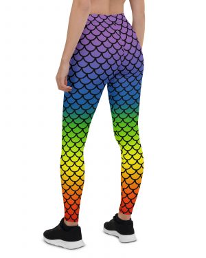 Rainbow Mermaid Leggings