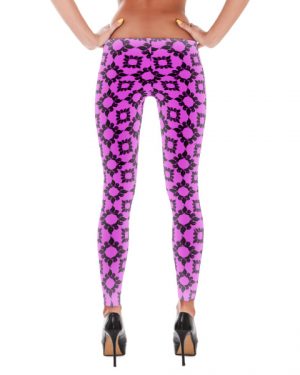 Pink Mandala Pattern Leggings