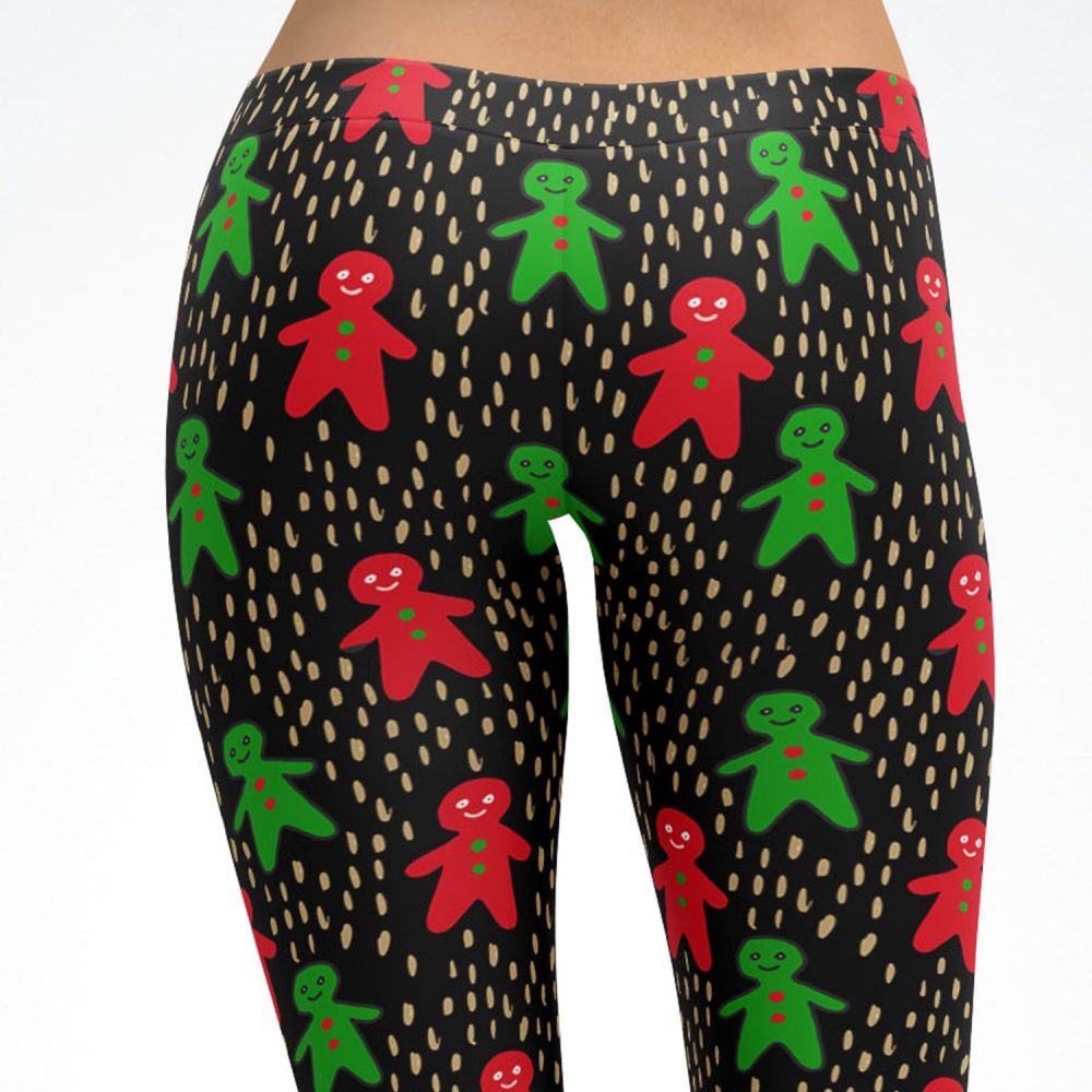 Christmas Gingerbread Man Leggings