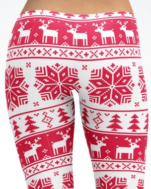 Christmas Reindeer Fun Leggings