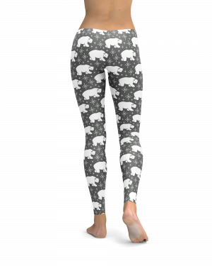 Polar Bear Leggings – Grey