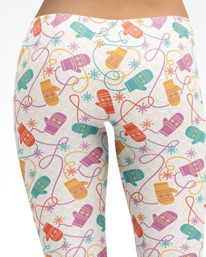 Christmas Mittens Leggings / Yoga Pants