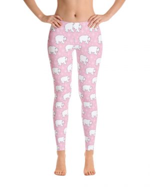 Pink Polar Bear Leggings