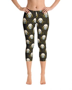 Techno Skulls Capri Leggings