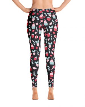 Cupcakes and Strawberries Leggings