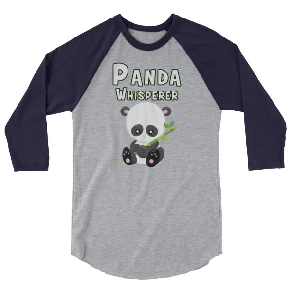 Panda Whisperer 3/4 Sleeve Raglan Baseball Panda Bear T Shirt, panda, teddy bear, lazy, sleeping, hugs, vacation, holiday, mothers day, birthday, christmas, colored sleeves, different colour sleeve, shirt shirts, tshirt, tee, t shirts, t shirt apparel, protest shirt, cool graphic funny shirt, funny shirts for teenagers, Camping Shirt, Glamping T-Shirt, Camping Tee, Camper, RV, Trailer, Funny Camping Shirt, I love Glamping sirt, glamping, glamp, glamper, camp, camping, camper, campfire, roasting marshmallows, marshmallow, hot dog, weiner, weiner roasting stick, tent, lantern, sleeping bag, canteen, outdoor, sleeping under the stars, comical funniest t-shirt, funky workout shirt, weightlifting, weightlifter, runner, running, clothing, Outdoor wilderness camping apparel by Spirit West Designs, Why fit in when you can stand out!