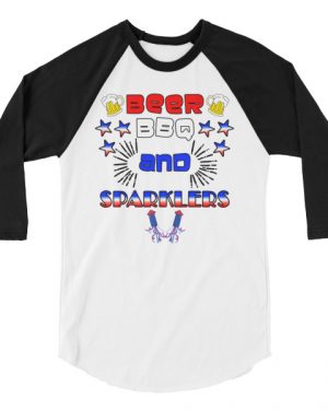 Beer BBQ and Sparklers Shirt