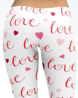 White Love Leggings