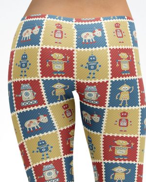 Robot Capri Leggings