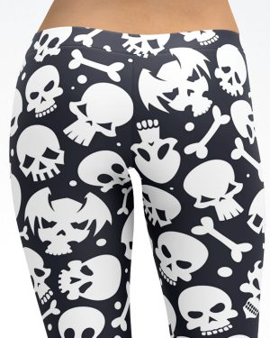 Skull Capri Leggings