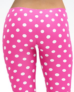 Pink Polka Dot Leggings