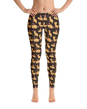 Orange Cats Leggings