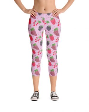Pink Berry Capri Leggings