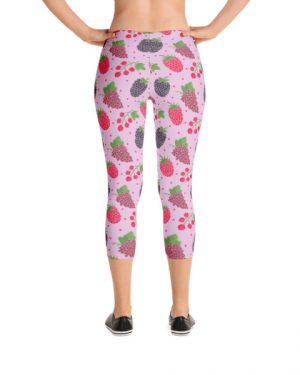 Pink Berry Capri Leggings