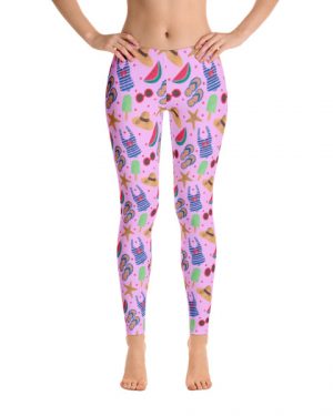 Pink Beach Party Leggings
