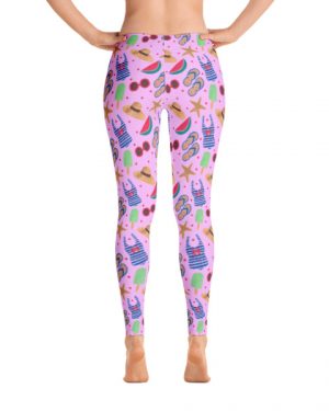 Pink Beach Party Leggings