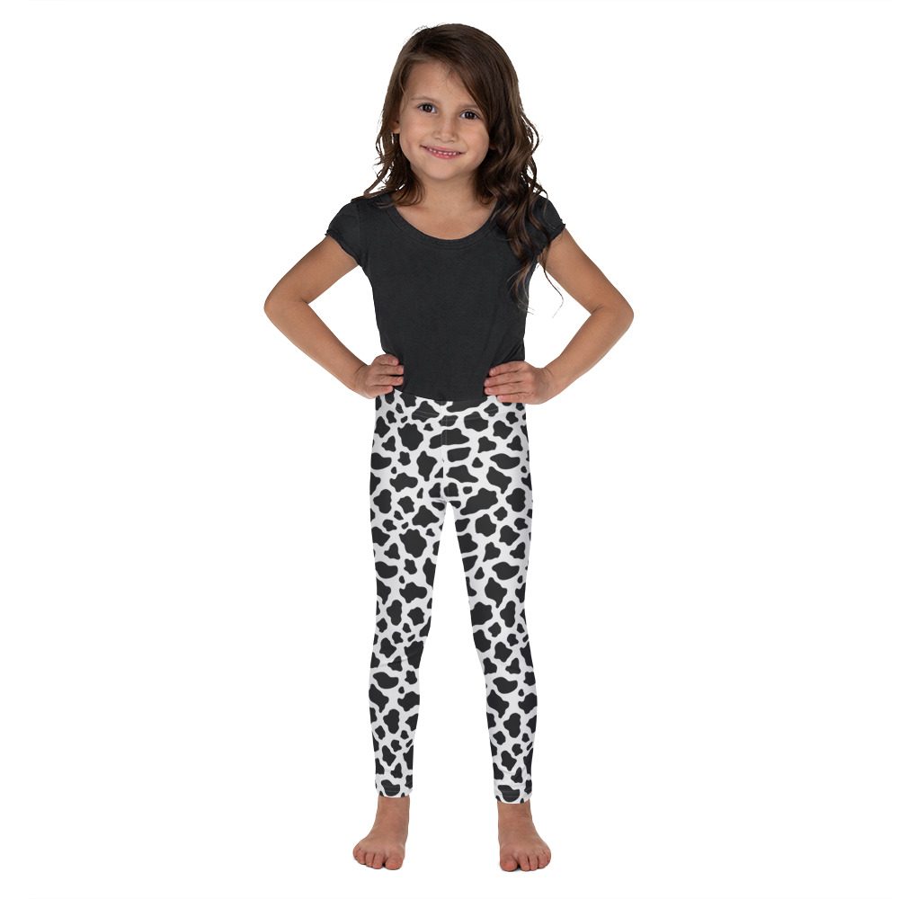 Cow Print Kid's Leggings - Image 2