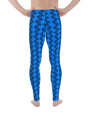 Men’s Leggings, Blue Wave Workout, Dance, Rave Festivals and MMA Meggings