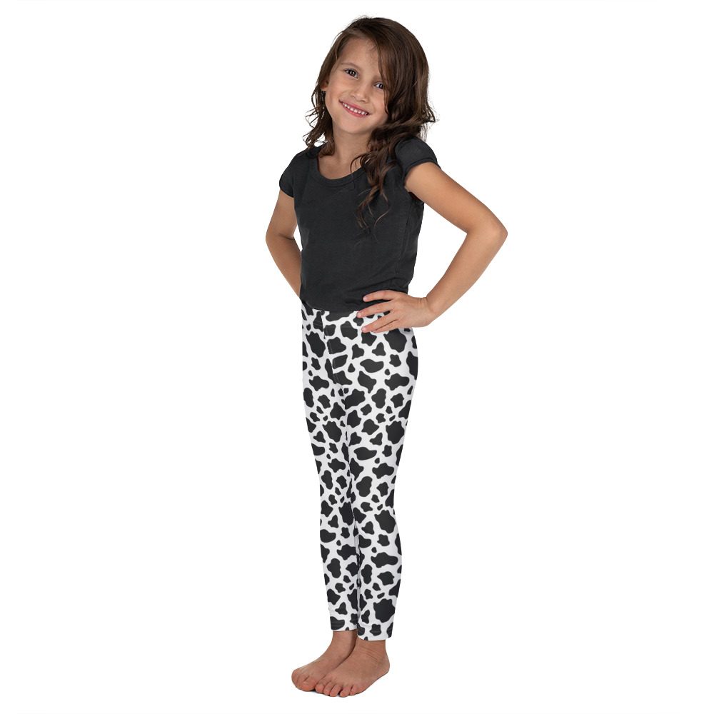 Cow Print Kid's Leggings - Image 4