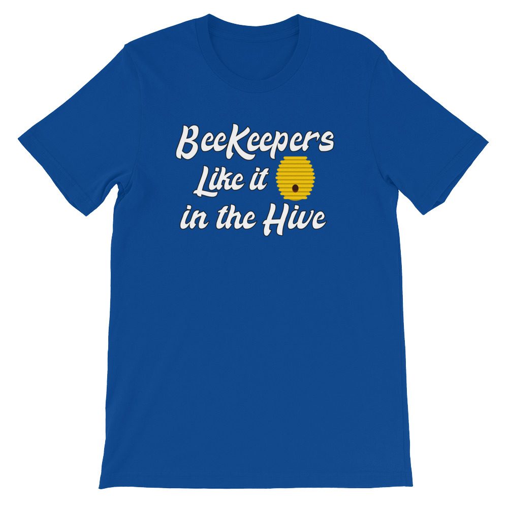 Beekeeping T-Shirt Beekeepers Like it in the Hive Unisex T-Shirt - Image 2