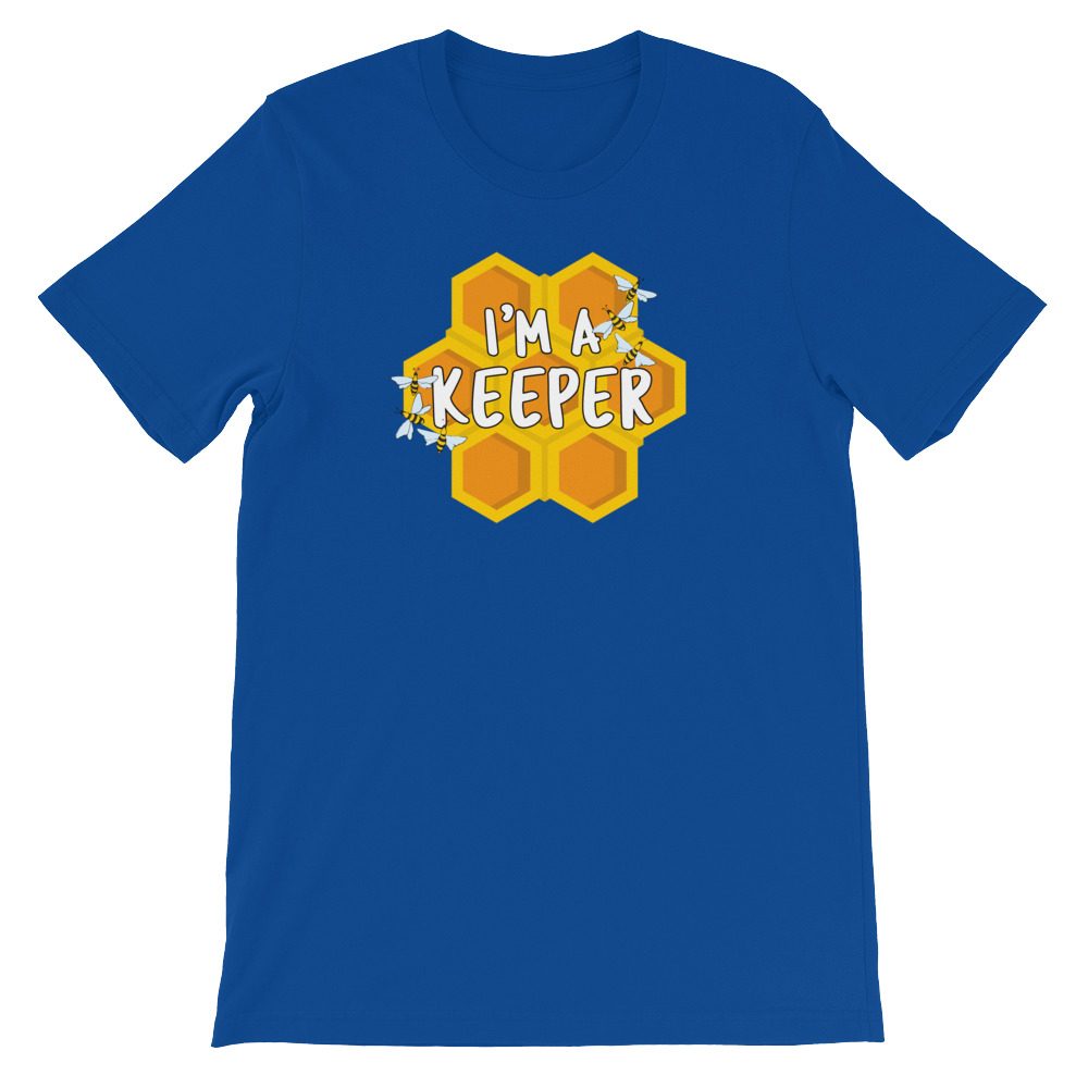 Funny Beekeeper T-Shirt I'm a Keeper Honey Unisex T-Shirt - Image 2