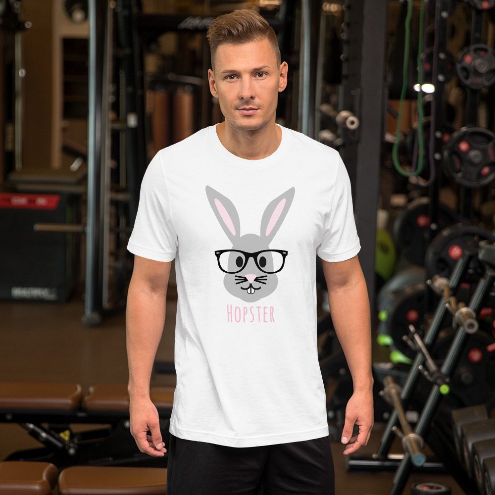 Easter Shirt HOPSTER Cute Boy Bunny Unisex T-Shirt