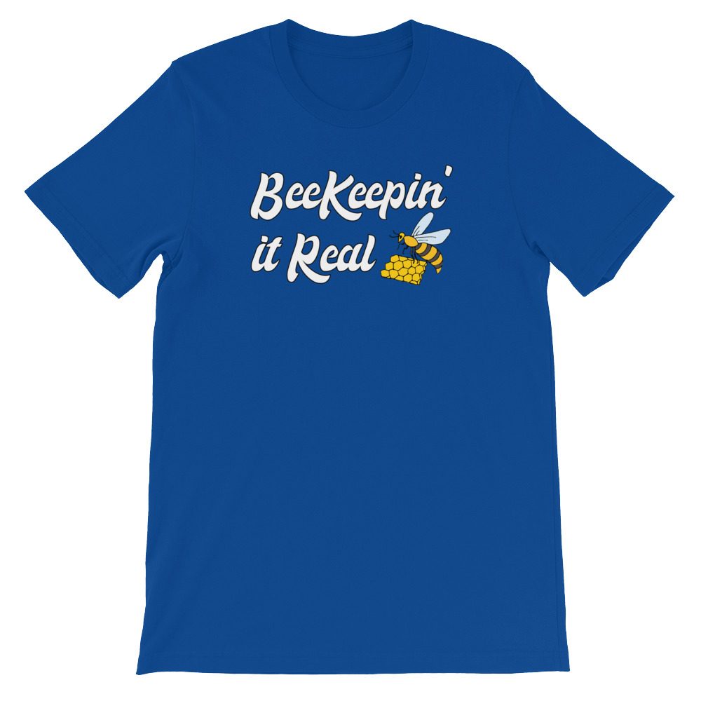 Funny Beekeeping T-Shirt BeeKeepin It Real Bee Unisex T-Shirt - Image 2