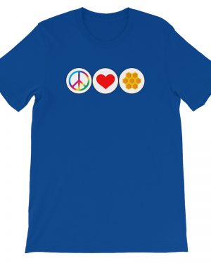 Funny Beekeeping T-Shirt Peace Love Honey Bee Unisex T-Shirt