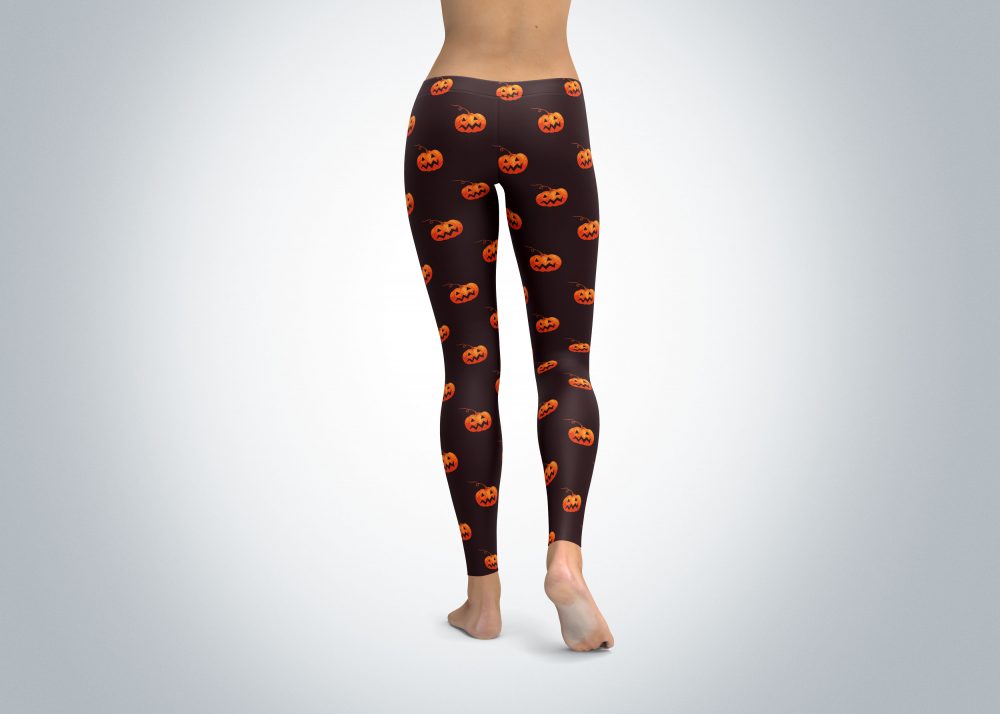 Halloween Scary Pumpkins Leggings - Image 2