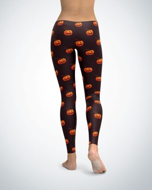 Halloween Scary Pumpkins Leggings