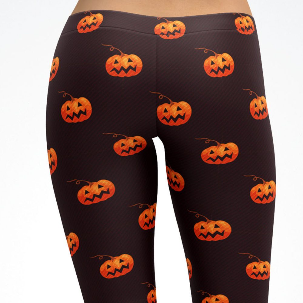 Halloween Scary Pumpkins Leggings