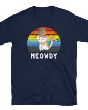 Meowdy Vintage Sunset Texas Cat Howdy T-Shirt