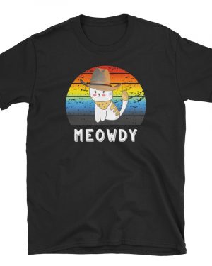 Meowdy Vintage Sunset Texas Cat Howdy T-Shirt