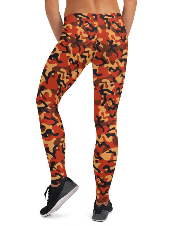 Orange Camo Leggings – Running Costume
