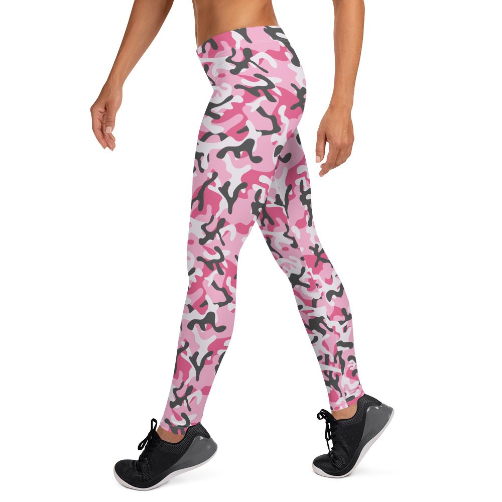 Pink Camo Leggings - Running Costume - Image 3