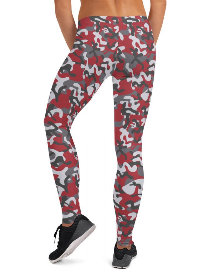 Brick Red Camo Leggings – Running Costume