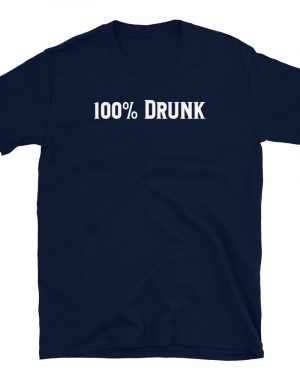 100% Drunk St Patrick’s Day Party T-Shirt