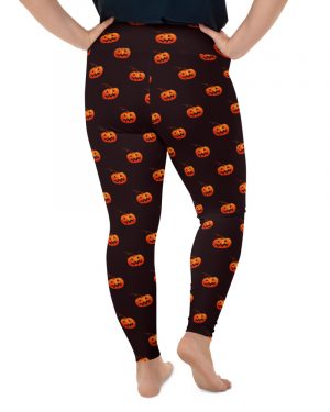 Halloween Pumpkin Plus Size Leggings