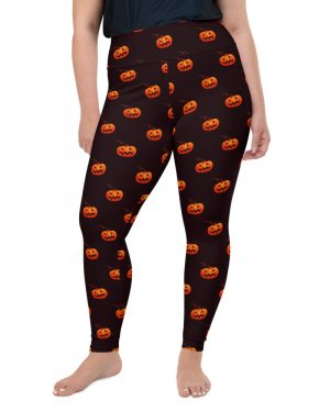 Halloween Pumpkin Plus Size Leggings