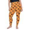 Plus Size Leggings, Smiling Cat Leggings, Leggings, Plus size Cat Leggings, xl leggings, 2xl, 3xl, 4xl, 5xl, 6xl, yoga pants, yoga leggings, dance pants, running costume, Halloween Leggings, stretchy leggings for big girls