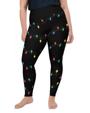 Christmas Lights Plus Size Leggings