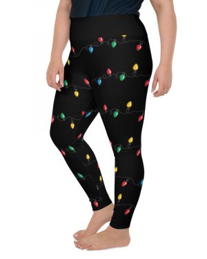 Christmas Lights Plus Size Leggings